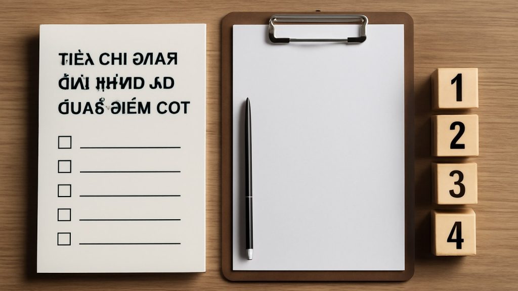 1) Tiêu chí đánh giá: Đừng bỏ qua 5 điểm cốt lõi Minh họa: 1) Tiêu chí đánh giá: Đừng bỏ qua 5 điểm cốt lõi
