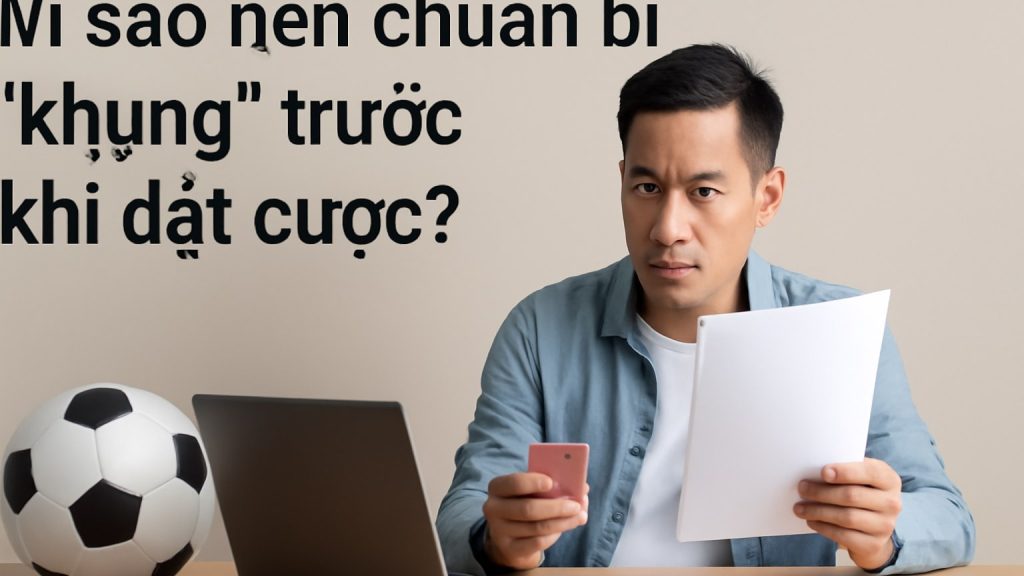 Minh họa: Vì sao nên chuẩn bị “khung” trước khi đặt cược?